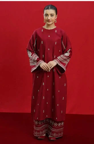 2pc Embroidery lawn SE 702