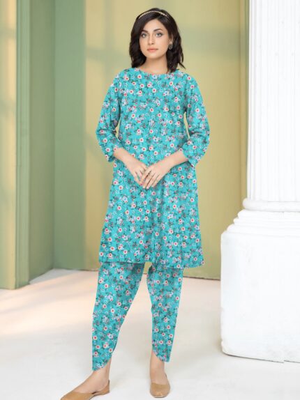 2 Pcs Unstitched Digital Print Suit DES-6231