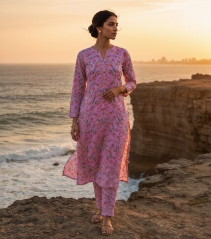 2 Pcs Unstitched Digital Print Suit DES-6190