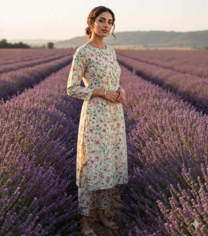 2 Pcs Unstitched Digital Print Suit DES-6185