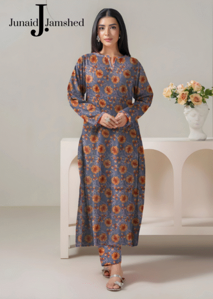 2 Pcs Unstitched Digital Print Suit DES-6237