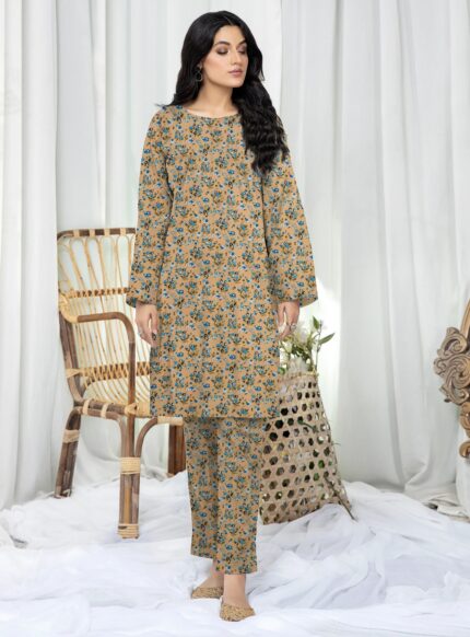 2 Pcs Unstitched Digital Print Suit DES-6211