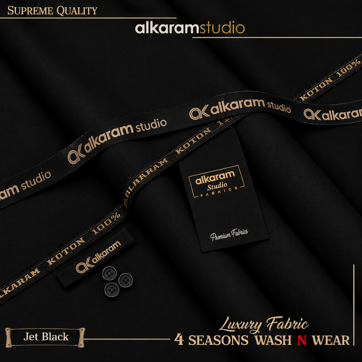 Unstitched Premium Wash N Wear AKA-9087