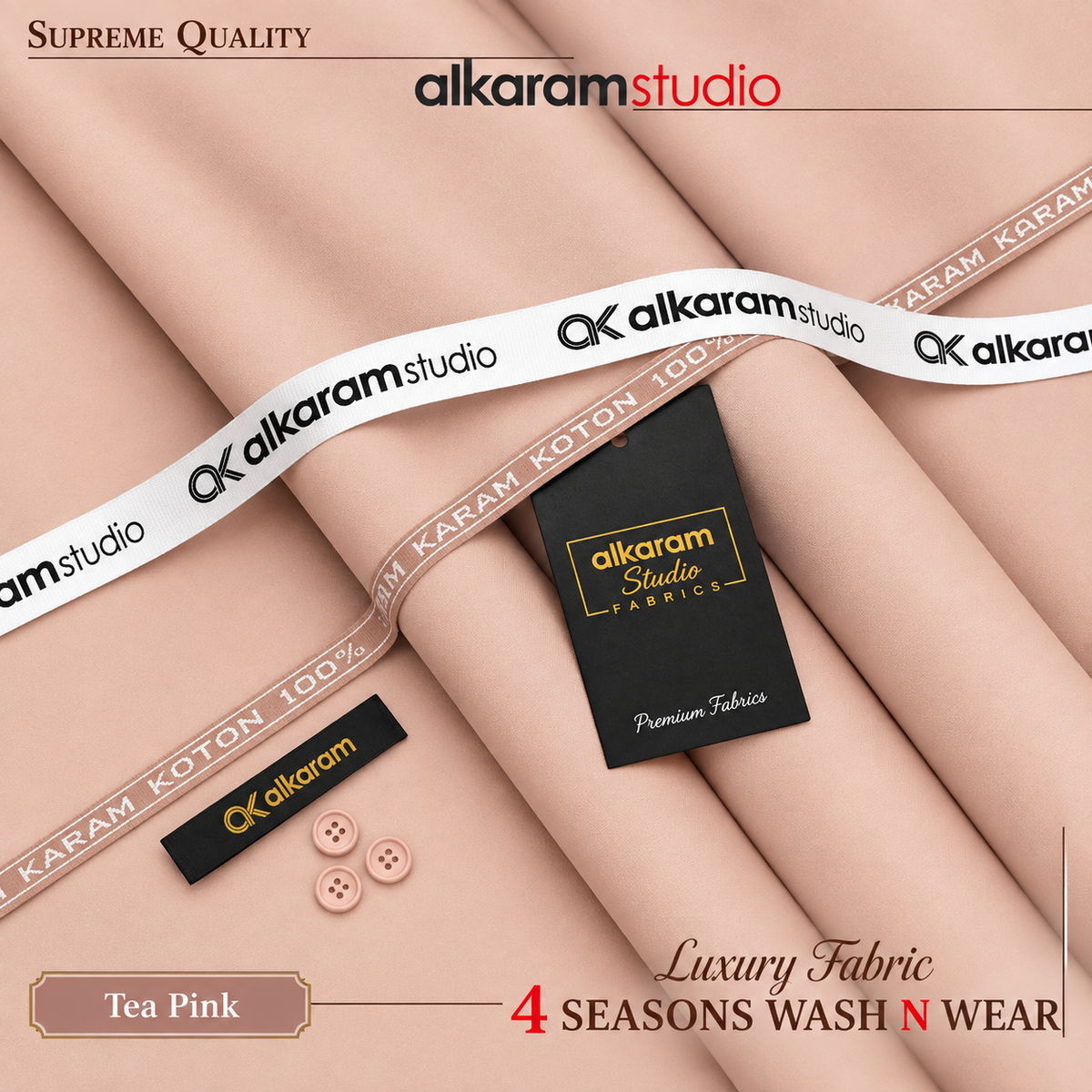 Unstitched Premium Wash N Wear Teal Pink