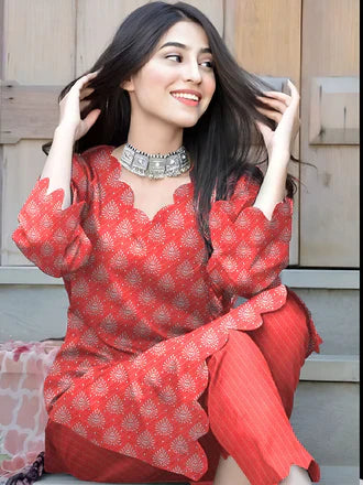 2 Pcs Unstitched Digital Print Suit DES-6001