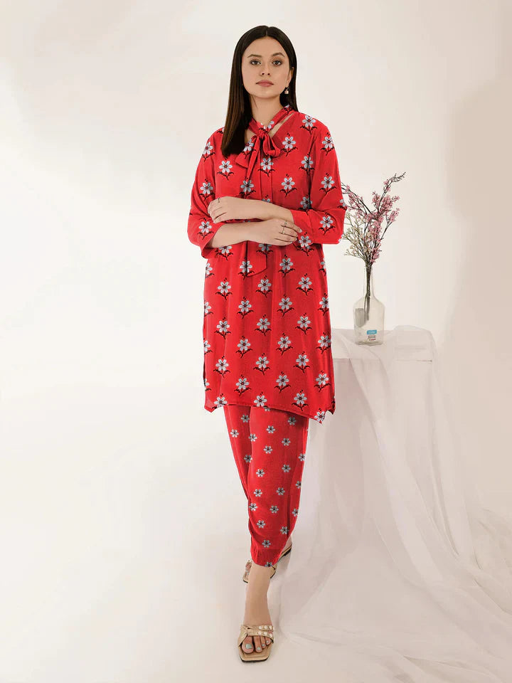 2 Pcs Unstitched Digital Print Suit JES-6047