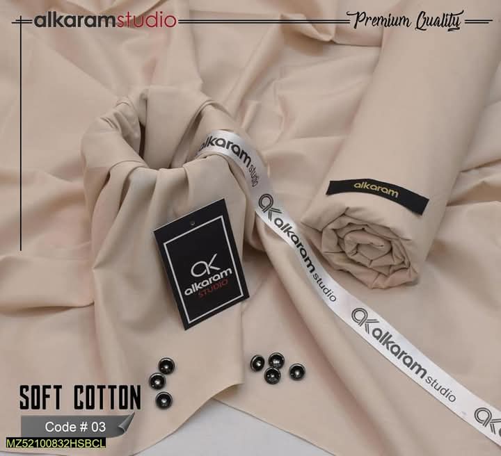Premium Quality Soft Cotton – Unstitched AKS-4