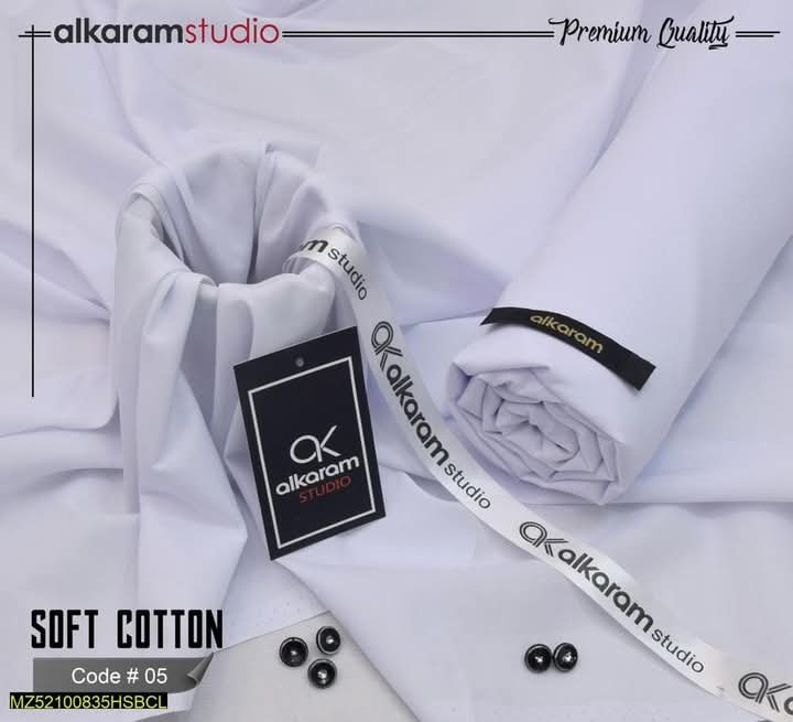 Premium Quality Soft Cotton – Unstitched AKS-2