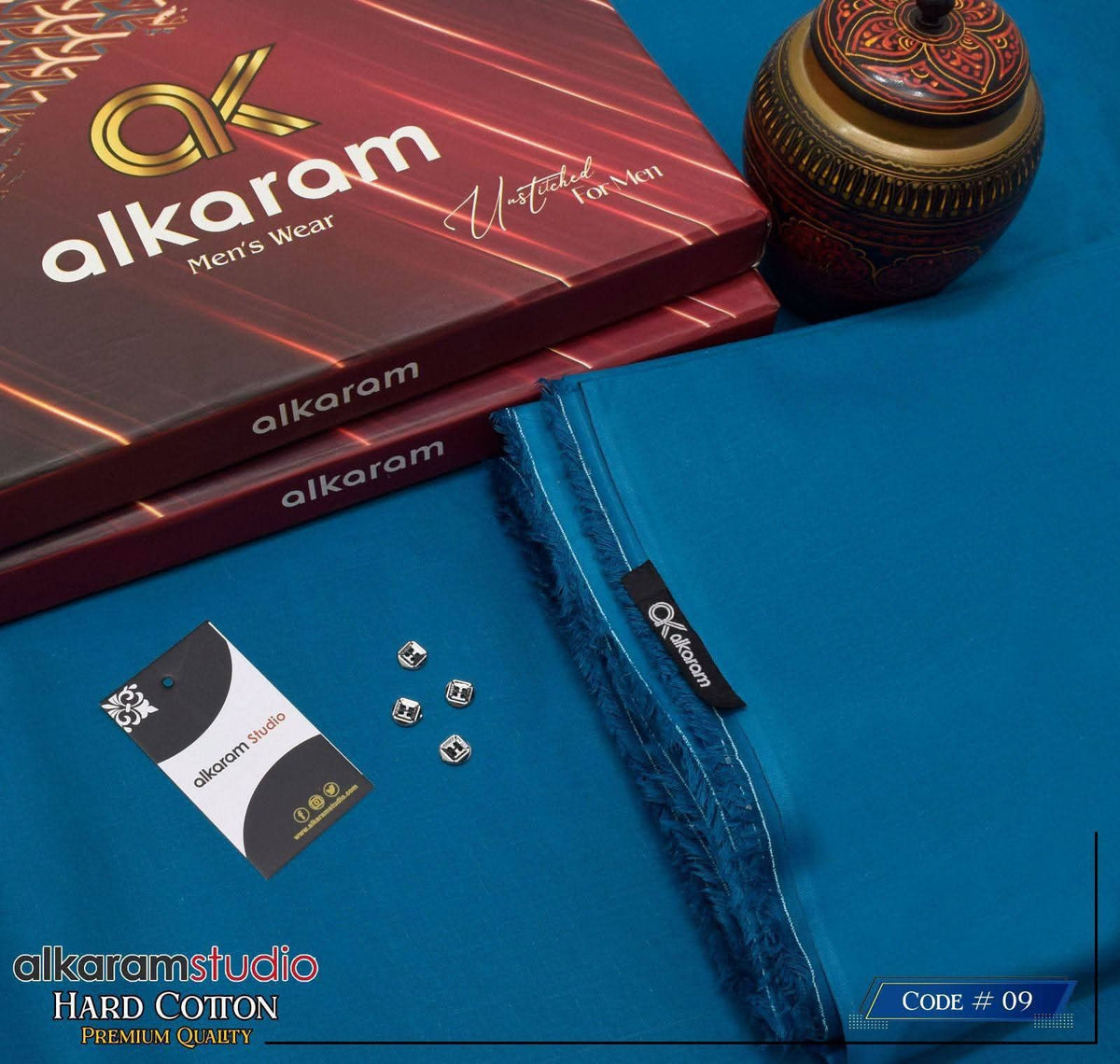 Premium Quality Soft Cotton – Unstitched AKS-113