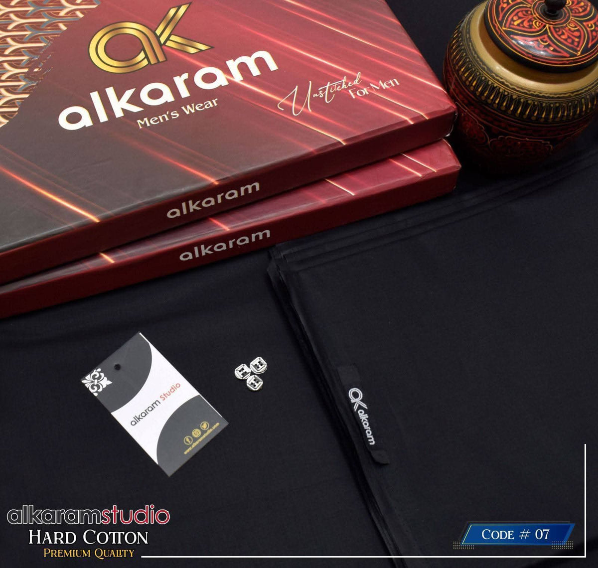 Premium Quality Soft Cotton – Unstitched AKS-114