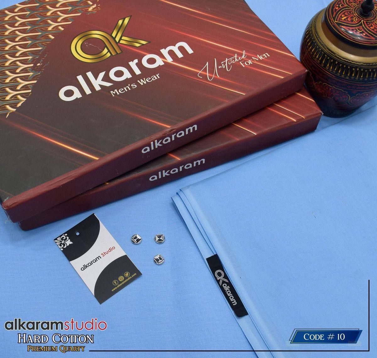 Premium Quality Soft Cotton – Unstitched AKS-116