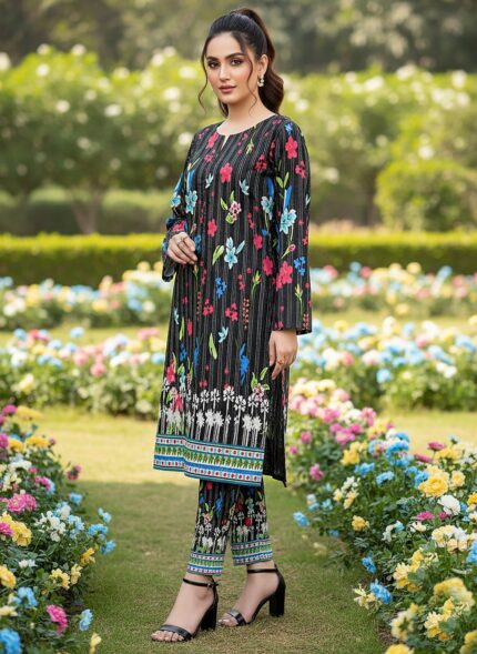 2 Pcs Unstitched Digital Print Suit DES-6228