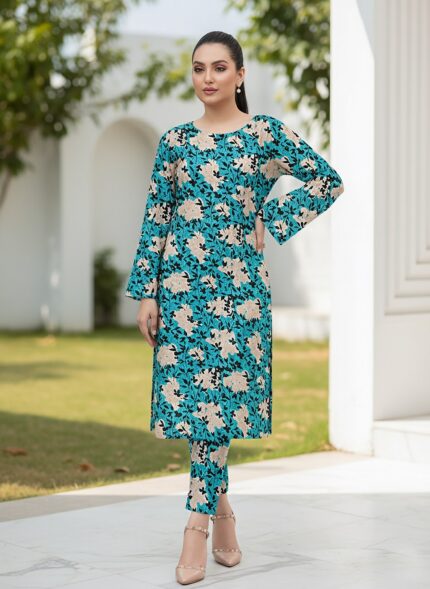 2 Pcs Unstitched Digital Print Suit DES-6217
